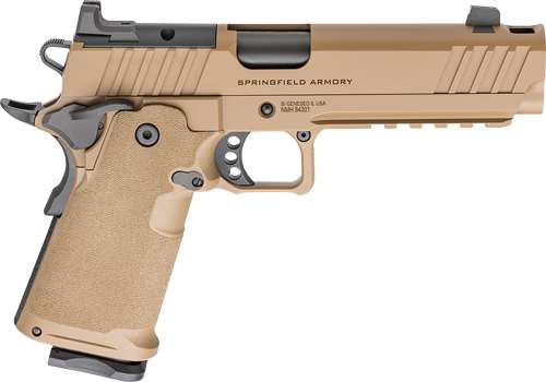 SPRINGFIELD 1911 DS PRODIGY - COMP 9MM 5" COYOTE BRN 17/20RD