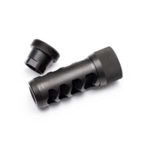 Area 419 Sidewinder Magnum Self Timing Muzzle Brake 357 cal Black Nitride 5/8-24