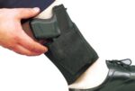 DESANTIS APACHE ANKLE HOLSTER - RH NYLON MOST SMALL AUTOS BLK