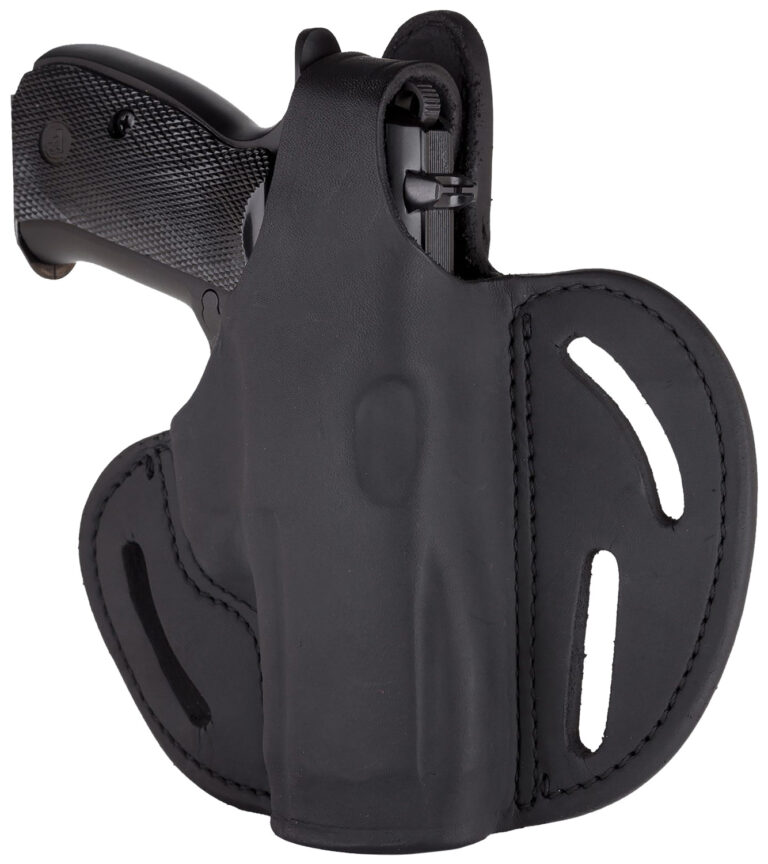 1791 Gunleather BHX Size 03 Stealth Black Leather Belt Slide Holster