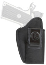 1791 Gunleather PNIWB4BLKL Premium Nylon  IWB Size 04 Black Ballistic Nylon Clip-On Left Hand