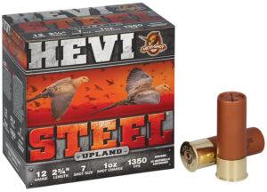 Hevishot Hevi-Steel Upland 12 Gauge 2-3/4 Inch Number 6 Shot 25 Round Shotgun Ammunition