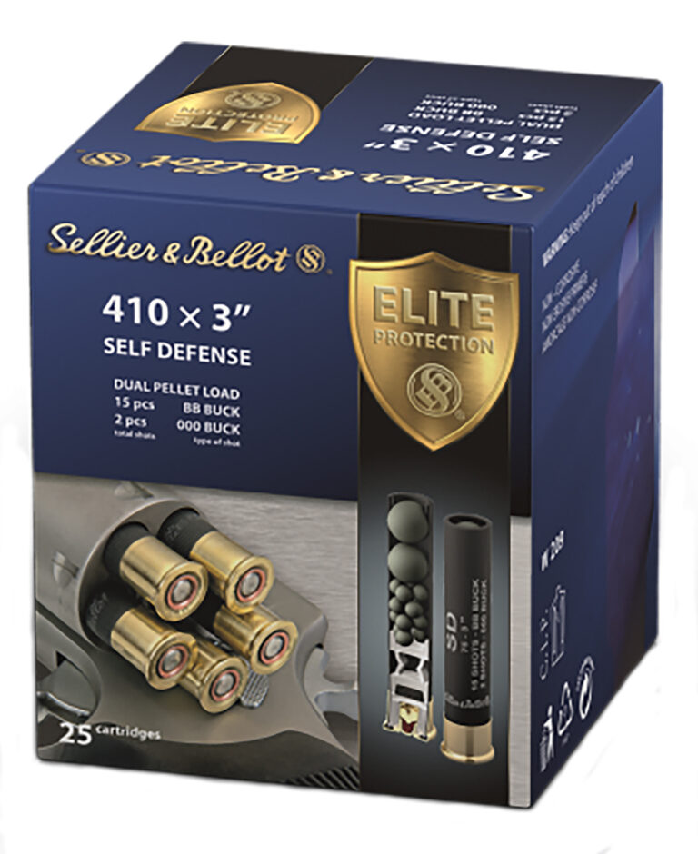 Sellier & Bellot 410 Gauge 3 Inch 000 Buck Shot Lead Ammunition