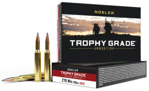 Nosler Trophy Grade 270 Winchester 150 Grain Ammunition