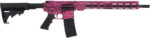 GLFA AR15 BATTLEWORN 223 WYLDE - 16" NIT BBL PRISON PINK