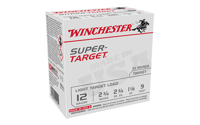 WIN SUPERTARGET 12GA 2.75" #9 25/250 1 WIN SUPERTARGET 12GA 2.75" #9 25/250