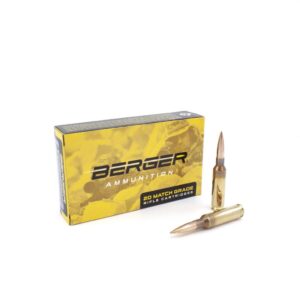 Berger Bullets 6.5 Creedmoor 130 Grain Hybrid OTM Tactical Match Grade Ammunition