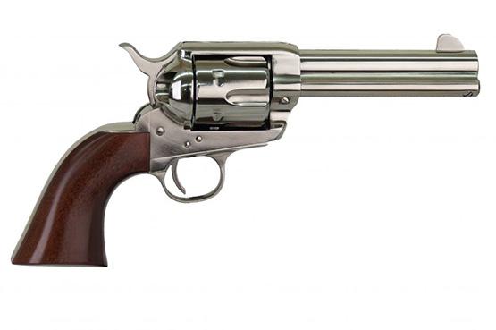 Cimarron Pistolero 22 LR Nickel 4.75 Inch Revolver