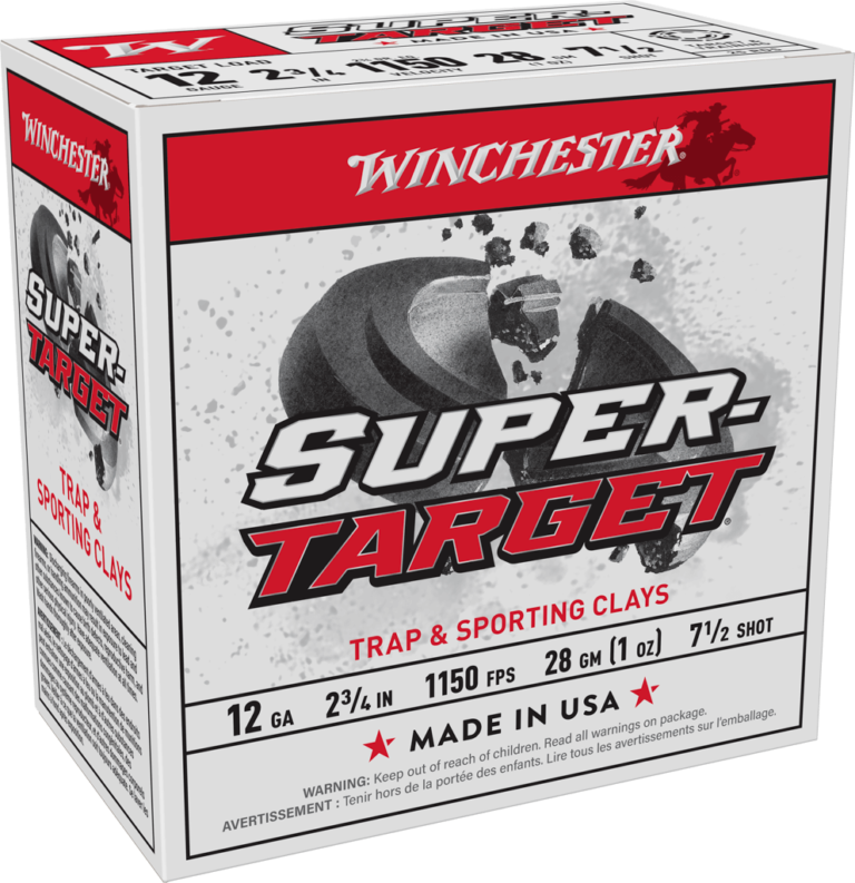 Winchester Super Target 12 Gauge 2-3/4 Inch Number 7.5 Shot 25 Round Shotgun Ammunition