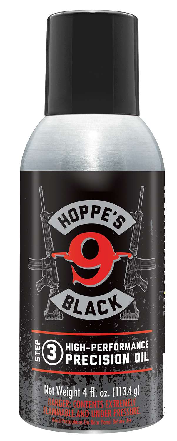 Hoppe's HBL4A Black Precision Oil Lubricates and Protects Against Corrosion 4 oz. Aerosol Can with Extension Tube 1 Hoppe's HBL4A Black Precision Oil Lubricates and Protects Against Corrosion 4 oz. Aerosol Can with Extension Tube