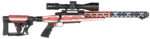Howa HFLG65C16 M1500 APC Chassis Gen2 6.5 Creedmoor 10+1 16.25" Barrel, American Flag Cerakote Receiver, American Flag 6 Position Luth-AR MBA-4 with Aluminum Chassis Stock, Black Polymer Grip