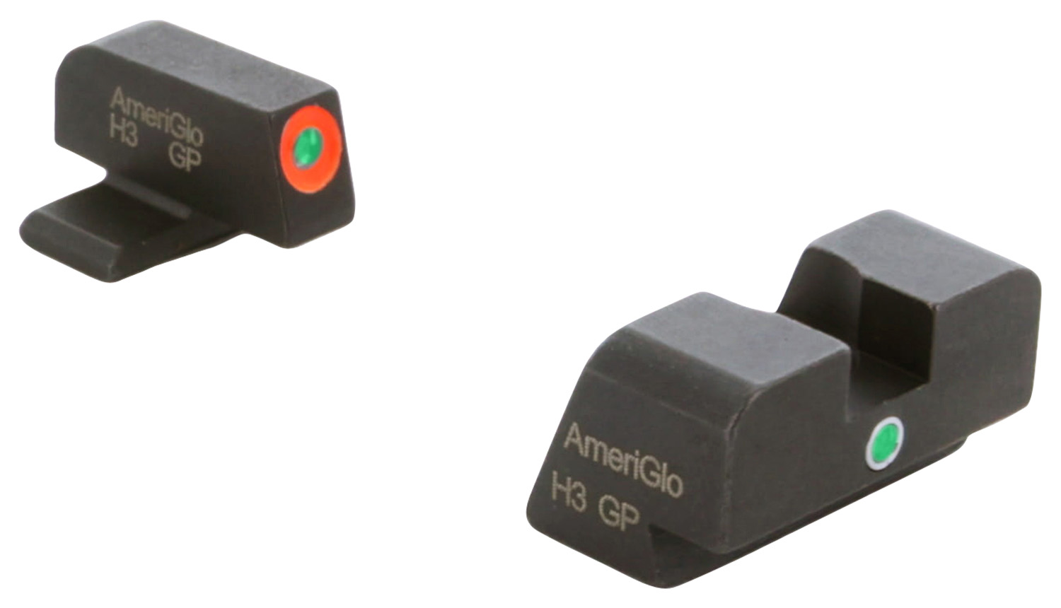 AmeriGlo i-Dot Green Tritium Orange Outline Sight Set for Springfield Armory XD Pistol 1 AmeriGlo i-Dot Green Tritium Orange Outline Sight Set for Springfield Armory XD Pistol