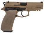 Bersa TPR9FDE TPR  Sports South Exclusive Full Size Frame 9mm Luger 17+1, 4.30" Black Steel Barrel, Flat Dark Earth Serrated Steel Slide  & Aluminum Frame w/Picatinny Rail, Ambidextrous