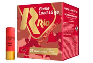 Rio Ammunition Game Load 16 Gauge 2-3/4 Inch 7.5 Shot 25 Round Shotgun Ammunition