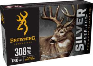 Browning Silver 308 Winchester 180 Grain Plated Soft Point Ammunition