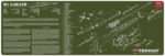 TekMat TEKR36M1GARAND-OD M1 Garand Cleaning Mat OD Green Rubber 12"x36" M1 Garand Parts Diagram