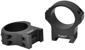 Warne Maxima Horizontal 34mm Picatinny Scope Rings Matte Black