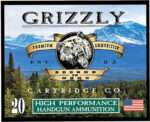 Grizzly Ammo GC10M6   10mmAuto 165gr Jacketed Hollow Point 20 Per Box/10 Case