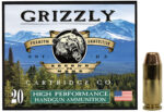 Grizzly Ammo GC10CM2   10mmAuto 200gr Full Metal Jacket Flat Point 20 Per Box/10 Case