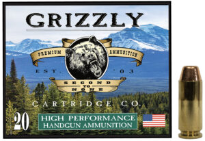 Grizzly Ammo 10mm Auto 200 Grain Full Metal Jacket Flat Point Ammunition