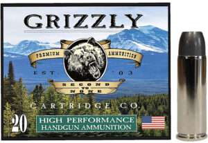Grizzly Ammo 45 Long Colt Plus P 335 Grain Wide Long Nose Gas Check Ammunition