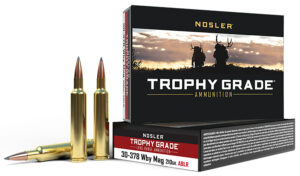 Nosler Trophy Grade 30-378 Weatherby Magnum 210 Grain Rifle Ammunition
