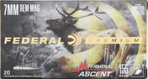 Federal Premium 7mm Remington Magnum 155 Grain Terminal Ascent Ammunition