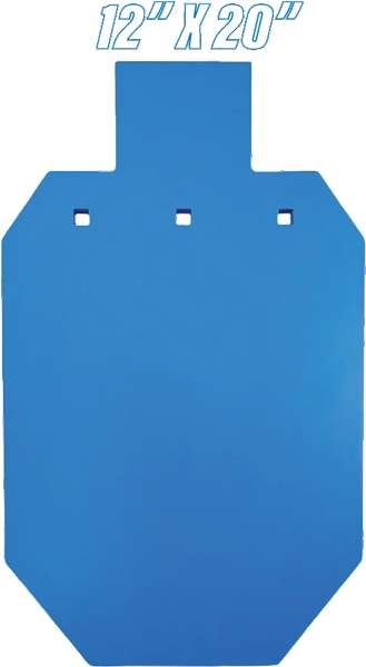 BASH TARGET AR500 SILHOUETTE - TWO-THIRD SIZE 12"X20"-1/2" 1 BASH TARGET AR500 SILHOUETTE - TWO-THIRD SIZE 12"X20"-1/2"