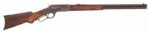 CIMARRON 1873 DELUXE 44/40 WIN - 24" OCTAGON CC/BLUED PG WALNUT