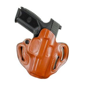 DeSantis Number 002 Speed Scabbard Holster for Smith and Wesson M&P Shield 45 Tan Right Hand