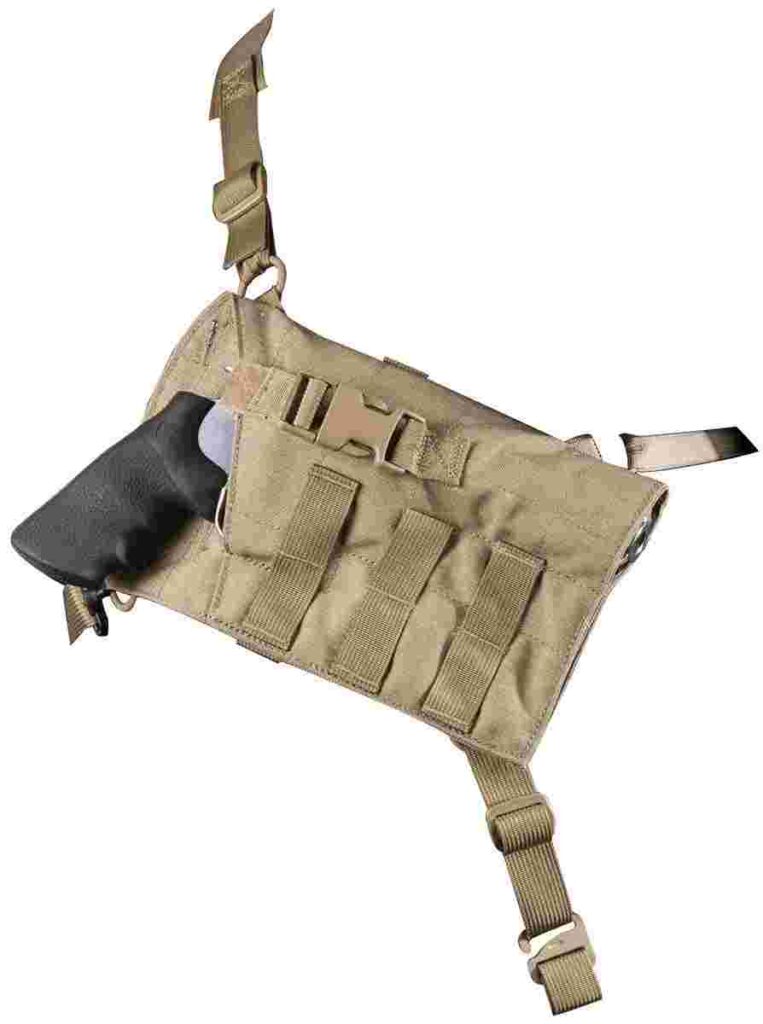 Viking Tactics Big Rig Coyote Tan Chest Holster for Revolvers