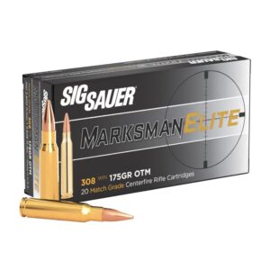 Sig Sauer Elite Match 308 Winchester 175 Grain Rifle Ammunition