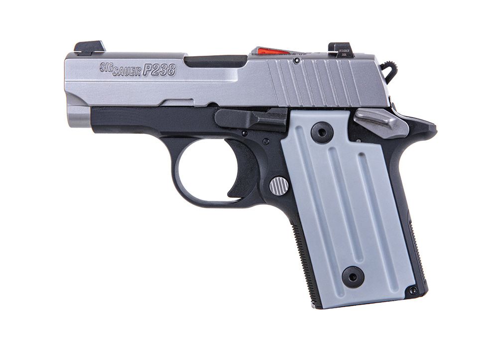 SIG SAUER P238 380ACP PSTL 2 TONE BLK/STS 1-6RD MAG CA COMPLIANT 1 SIG SAUER P238 380ACP PSTL 2 TONE BLK/STS 1-6RD MAG CA COMPLIANT