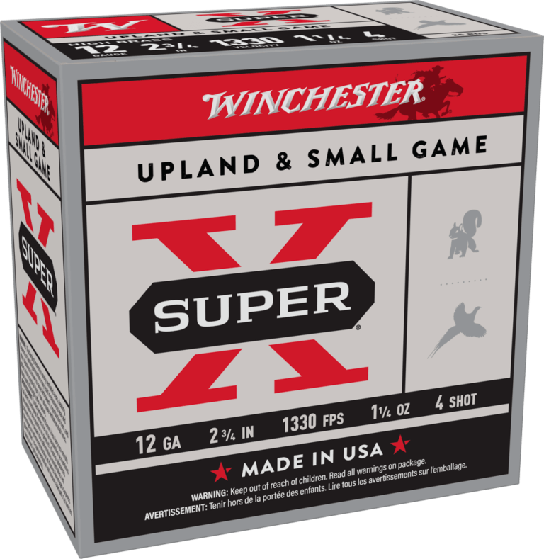 Winchester Super-X Heavy Load 12 Gauge 2-3/4 Inch #4 Lead Shotgun Ammunition