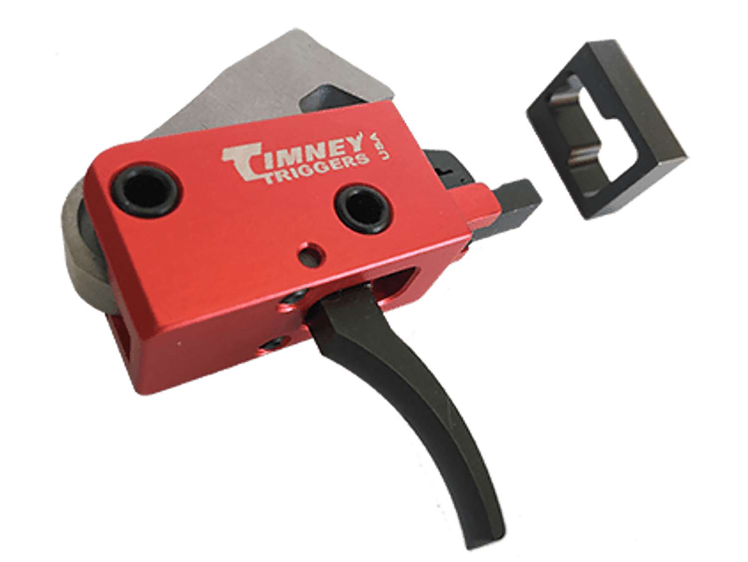 Timney Triggers 682 PCC Trigger Two-Stage Curved Trigger with 2 lbs Draw Weight & Black/Red Finish for AR-Platform 1 Timney Triggers 682 PCC Trigger  Two-Stage Curved Trigger with 2 lbs Draw Weight & Black/Red Finish for AR-Platform