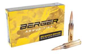 Berger Bullets 260 Remington 130 Grain Hybrid Open Tip Match Rifle Ammunition