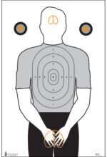Action Target PIC12100 Entertainment Politically Incorrect Silhouette Paper Hanging 23" x 35" Black/Gray/White 100 Per Box