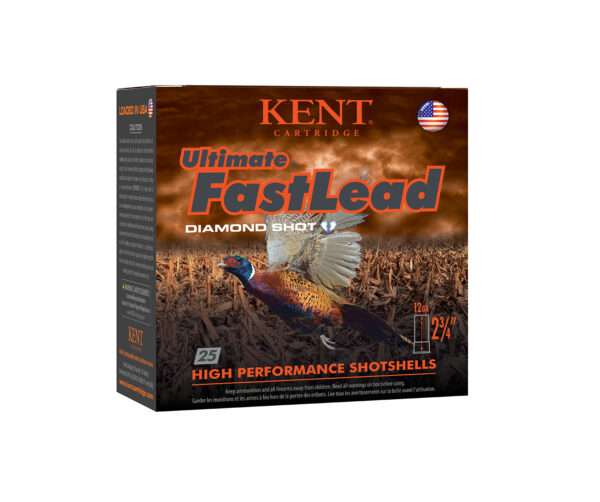 Kent Cartridge K122UFL405 Ultimate Fast Lead 12Gauge 2.75" 1 3/8oz 5Shot 25 Per Box/10 Case