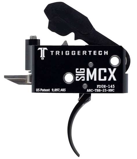 TriggerTech ARCTBB25NNF Adaptable Two-Stage Flat Trigger with 2.50-5 lbs Draw Weight & Black PVD Finish for Sig MCX 1 TriggerTech ARCTBB25NNF Adaptable  Two-Stage Flat Trigger with 2.50-5 lbs Draw Weight & Black PVD Finish for Sig MCX
