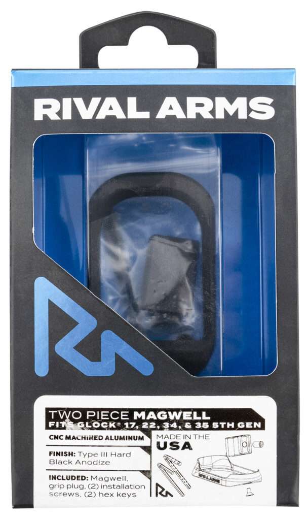 Rival Arms Two Piece Magwell for Glock 17 Gen5 Black Accessory