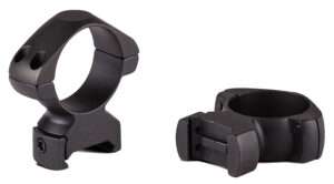 Konus 1 Inch Steel Picatinny Weaver Scope Rings Matte Black Low Mount Accessory