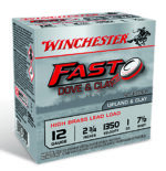 Winchester Ammo WFD127B Fast Dove & Clay High Brass 12Gauge 2.75" 1oz 7.5Shot 25 Per Box/10 Case