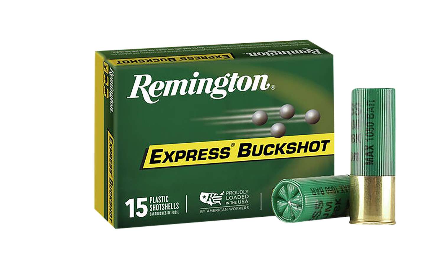 Remington Express Buckshot 12 Gauge 2-3/4 Inch 00 Buck Ammunition 1 Remington Express Buckshot 12 Gauge 2-3/4 Inch 00 Buck 15 Round Shotgun Ammunition