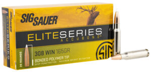 Sig Sauer Elite Hunting 308 Winchester 165 Grain Ballistic Tip Ammunition