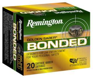 Remington Golden Saber Bonded 10mm 180 Grain Hollow Point Ammunition