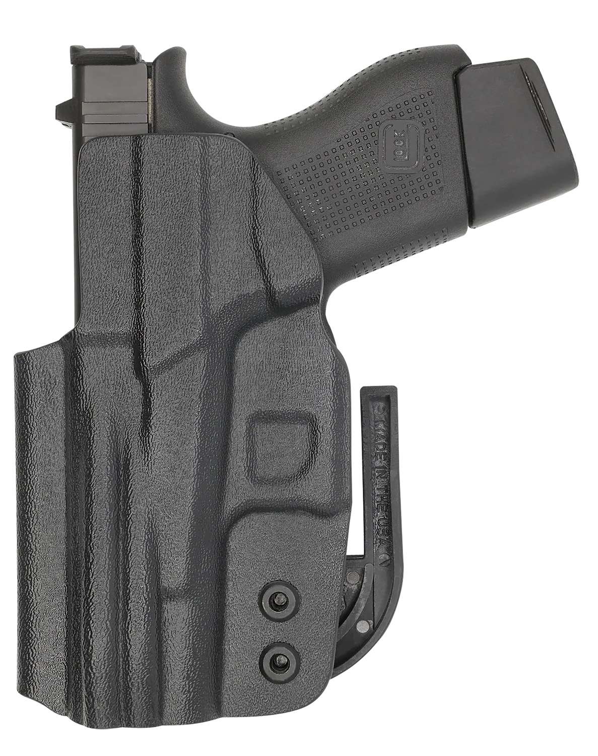 C&G Holsters Covert IWB Black Kydex Belt Clip Holster for Glock 42 1 C&G Holsters Covert IWB Black Kydex Belt Clip Holster for Glock 42