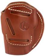 1791 Gunleather 3WH6CBRA 3-Way  IWB/OWB Size 06 Classic Brown Leather Belt Loop Fits Beretta 92 Fits Walther PPQ Fits Sig P320 Ambidextrous Hand