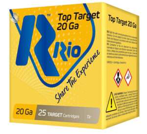 Rio Ammunition Top Target 20 Gauge 2.75 Inch Number 9 Shot 25 Round Shotgun Ammunition