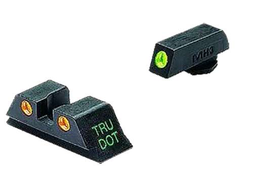Meprolight USA 102223301 Tru-Dot Sight Set Green Tritium Front/Orange Tritium Rear, Compatible w/Glock 10mm/45 ACP 1 Meprolight USA 102223301 Tru-Dot Sight Set Green Tritium Front/Orange Tritium Rear, Compatible w/Glock 10mm/45 ACP