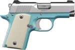 Kimber Mfg.,inc 3700647 Micro 9 Bel Air NS 9mm 6+1 3.15" Stainless Steel Slide Bel Air Blue Mirror-Polished Ivory G-10 Grip